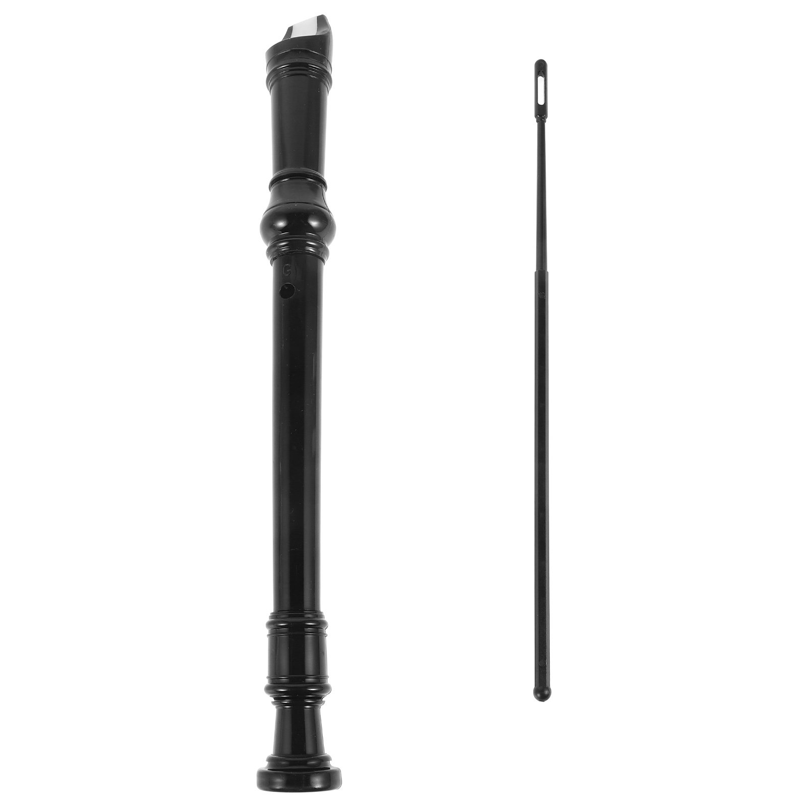 Soprano Recorder Plastic - 8홀 블랙 소프라노 리코더 투명 디자인