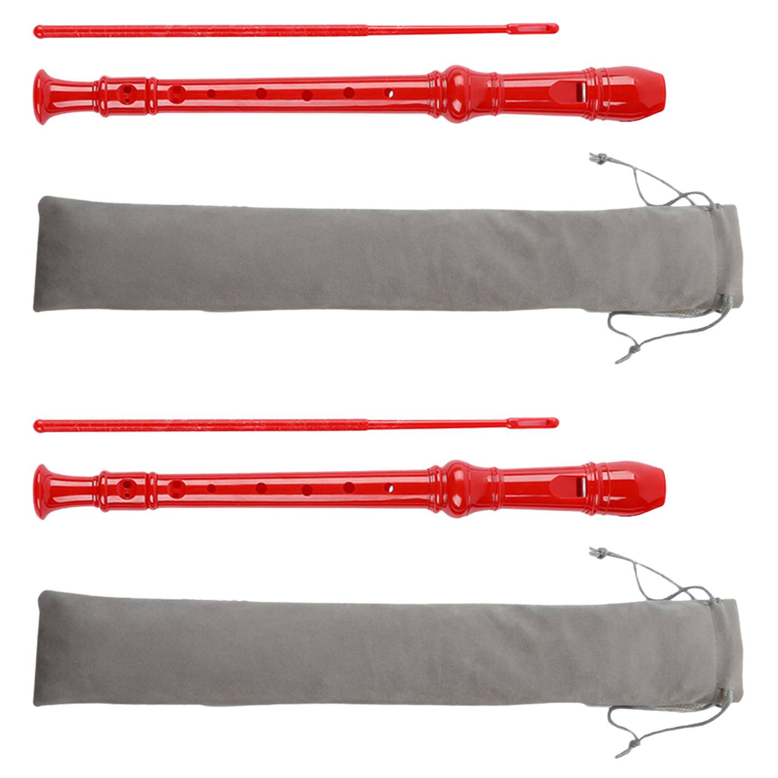 Soprano Recorder Plastic - 2세트 소프라노 레코더 - 학생용 악기