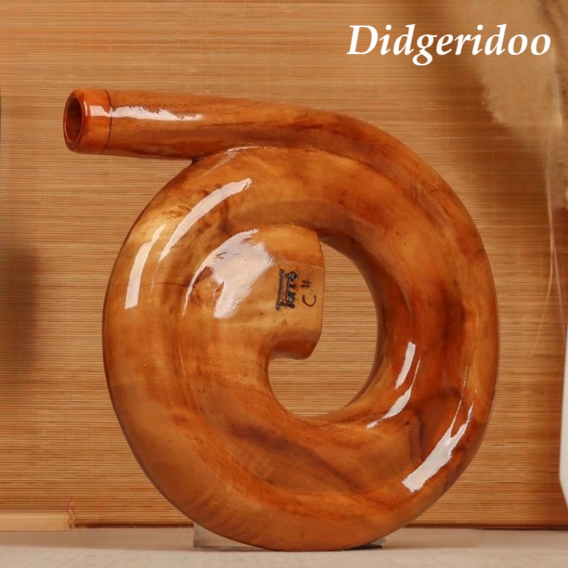 Musical Instrument Didgeridoo - 스파이럴 디지리두 나무 휴대용 디지리두 명상