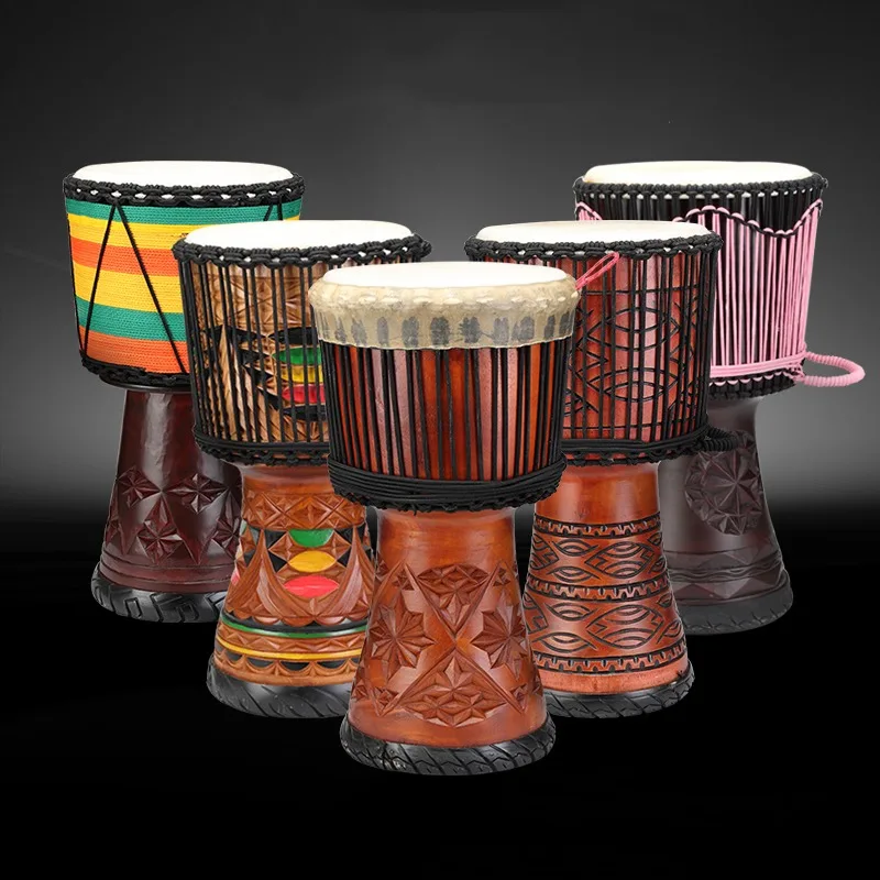 Musical Instrument African - 12 인치 Djembe 마호가니 아프리카 드럼