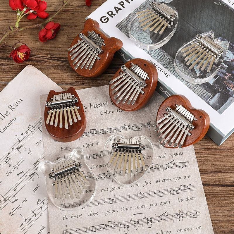 Musical Instrument Piano - 5*7cm 8Key Kalimba 엄지 피아노 어린이를위한