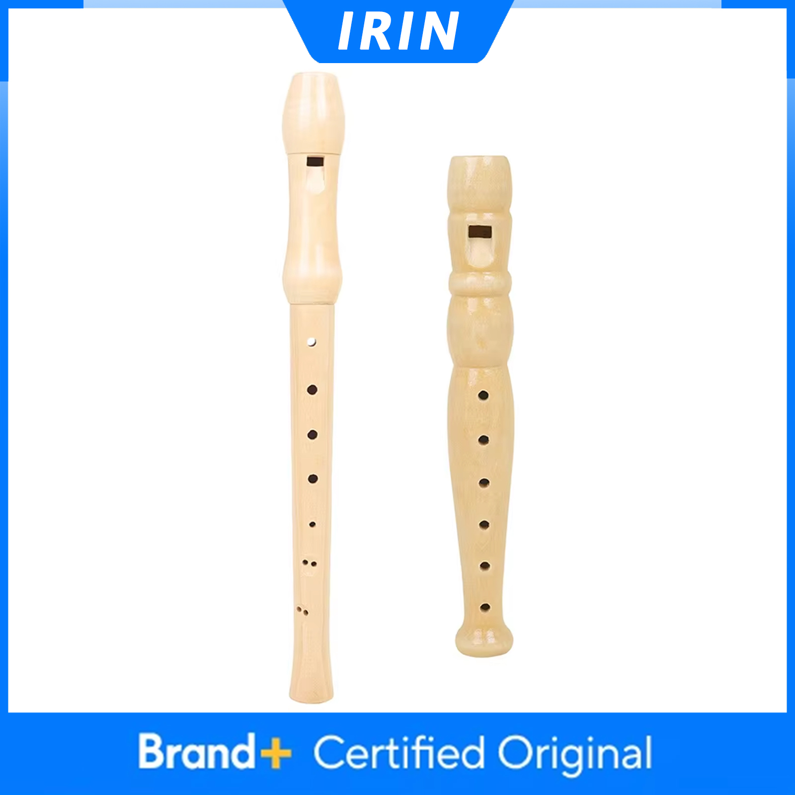 Musical Instrument Recorder - IRIN 6/8 홀 레코더 우드 컬러