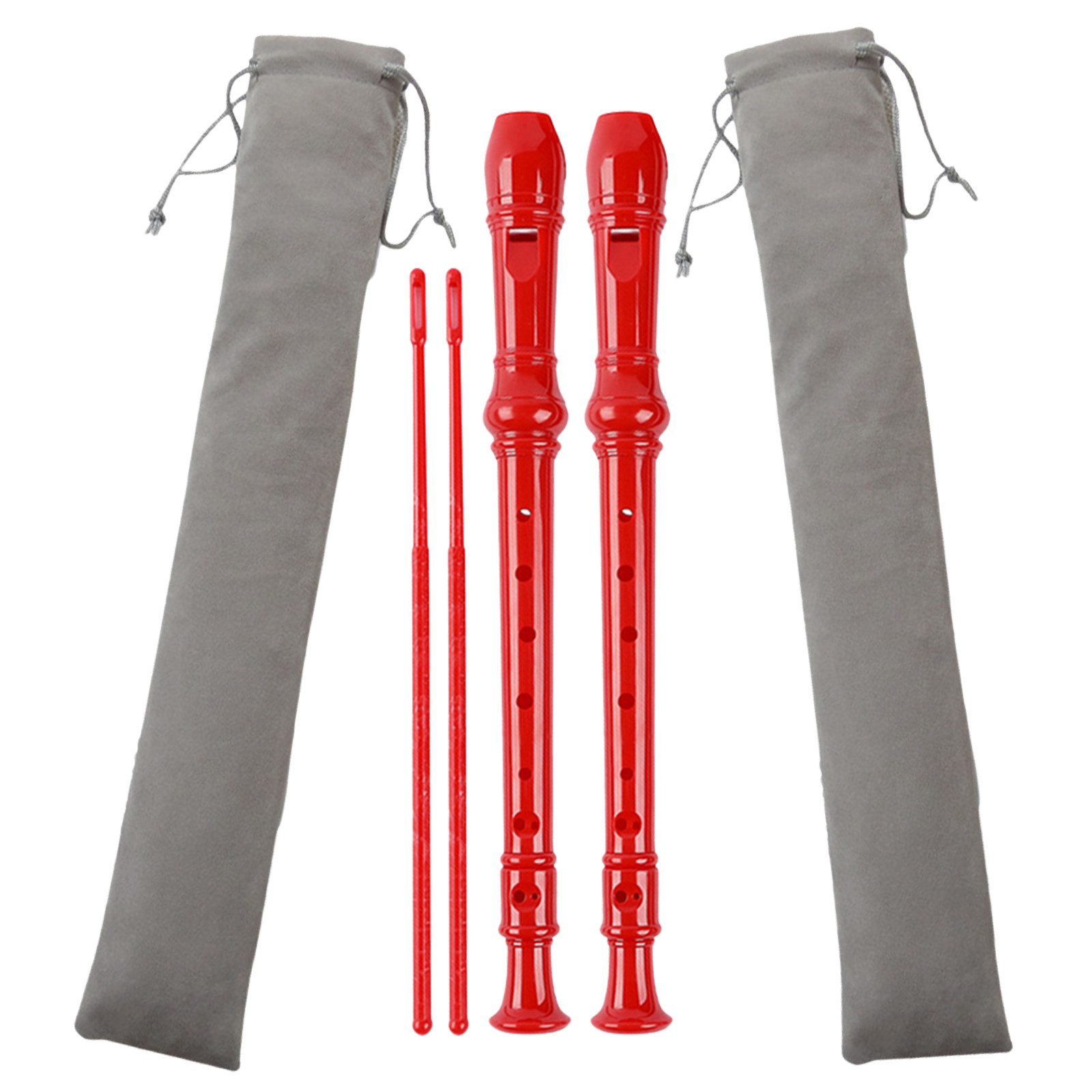 Soprano Recorder Plastic - 2세트 음악 수업용 소프라노 리코더 학생용