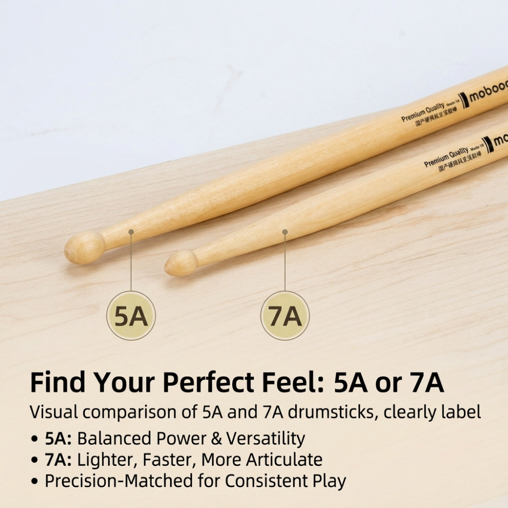 프로페셔널 드럼 5A 7A 월넛 드럼 (재즈, 록용)  - Musical Instrument Jazz 리뷰 및 가격