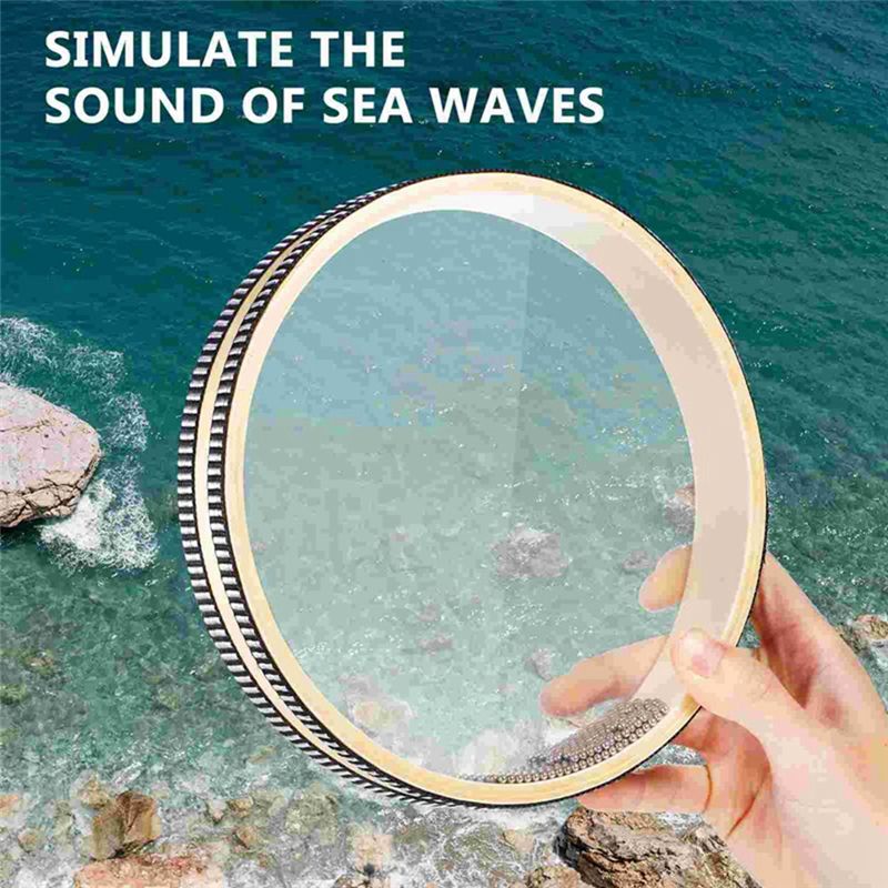 -[Cilae-17R] 탬버린 우드 컬러 8인치 및 1 - Ocean Drum Wave 리뷰 및 가격