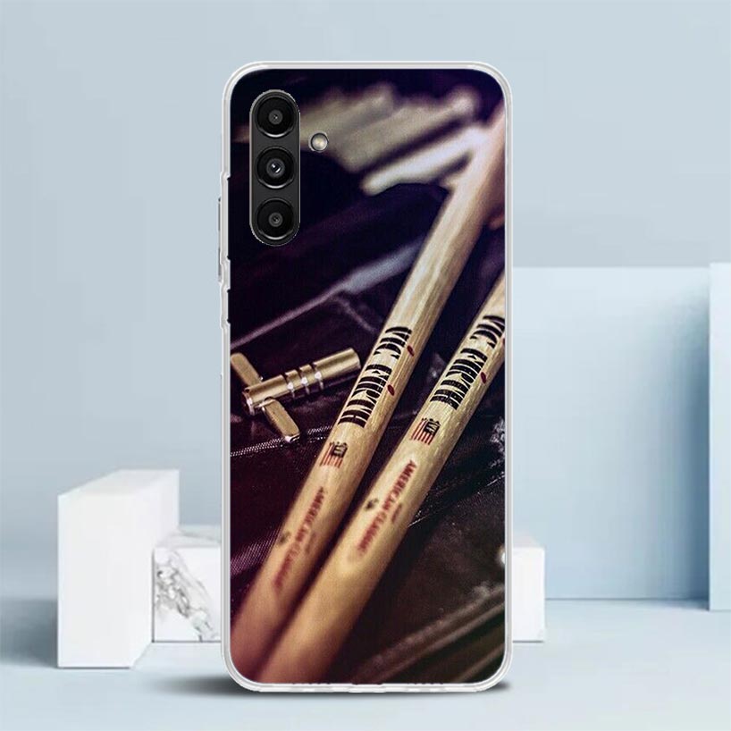 악기 드럼 록 폰 케이스 삼성 갤럭시 A17 A37 A - Musical Instrument Logo 리뷰 및 가격