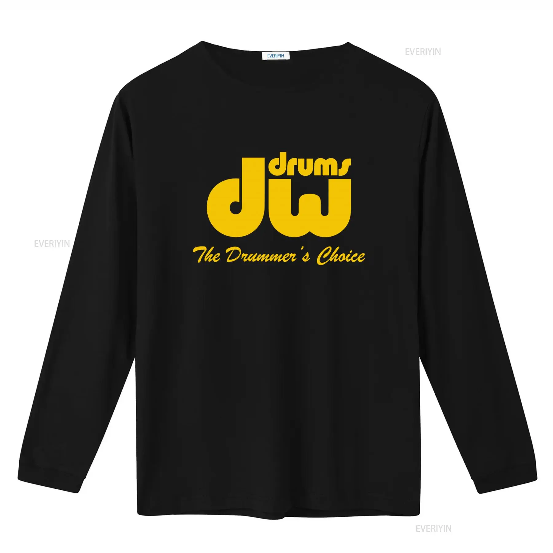 DW 드럼 로고 남성용 티셔츠 드러머의 선택 밴드 음악 - Musical Instrument Logo 리뷰 및 가격