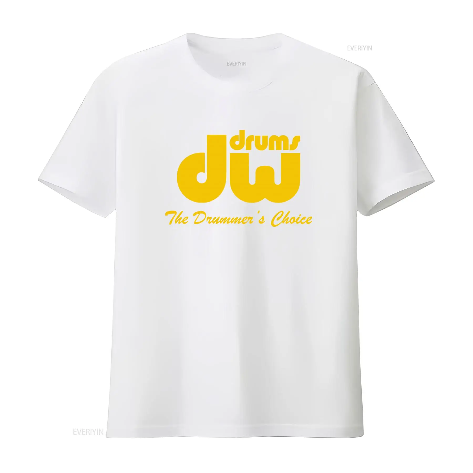 DW 드럼 로고 남성용 티셔츠 드러머의 선택 밴드 음악 - Musical Instrument Logo 리뷰 및 가격