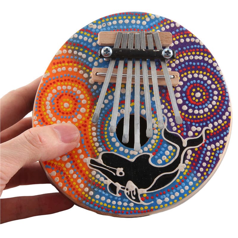2X 7 키 조정 가능한 코코넛 쉘 Mbira 휴대용  - Musical Instrument Piano 리뷰 및 가격