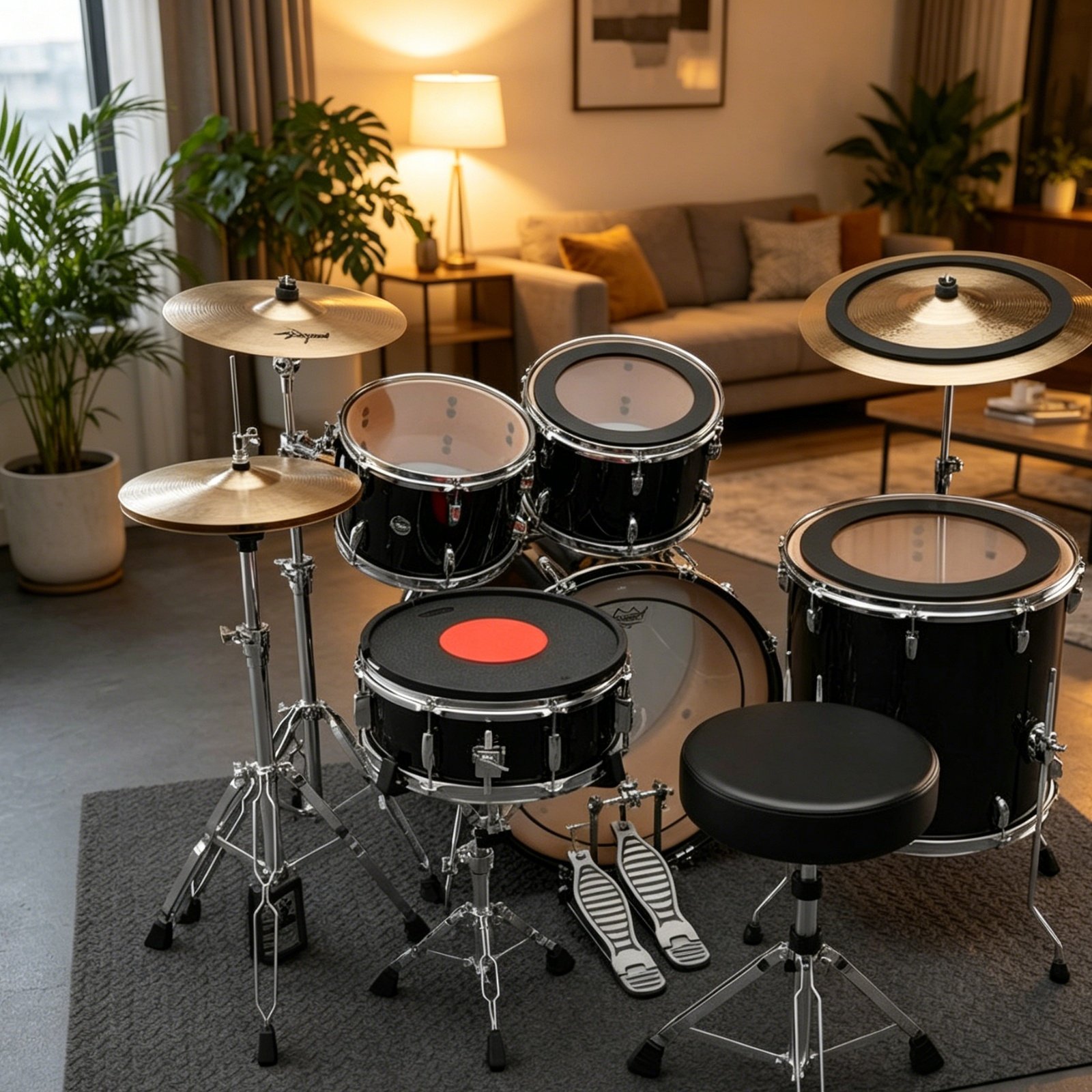고무 드럼 및 심벌즈 소음 감소용 드럼 뮤트 패드 세트 - Musical Instrument Drum 리뷰 및 가격