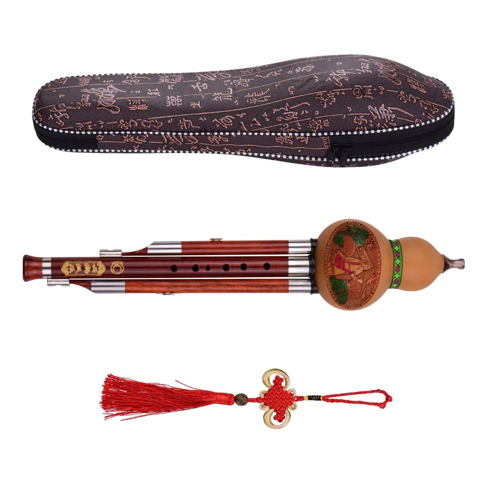 3톤 C 키 훌루시 조롱박 플루트 원목 튜브 중국 전통 - Musical Instrument Music 리뷰 및 가격