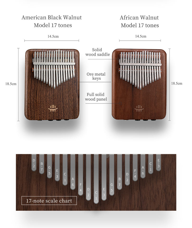 A-17 아메리칸 블랙 월넛 엄지 피아노 전자 칼림바  - Musical Instrument Drum 리뷰 및 가격