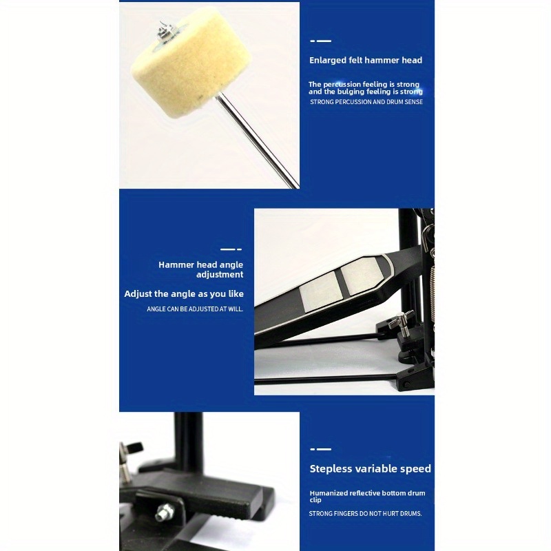 싱글 페달 드럼 키트, 싱글 킥 드럼 페달, 재즈 드럼 - Musical Instrument Jazz 리뷰 및 가격