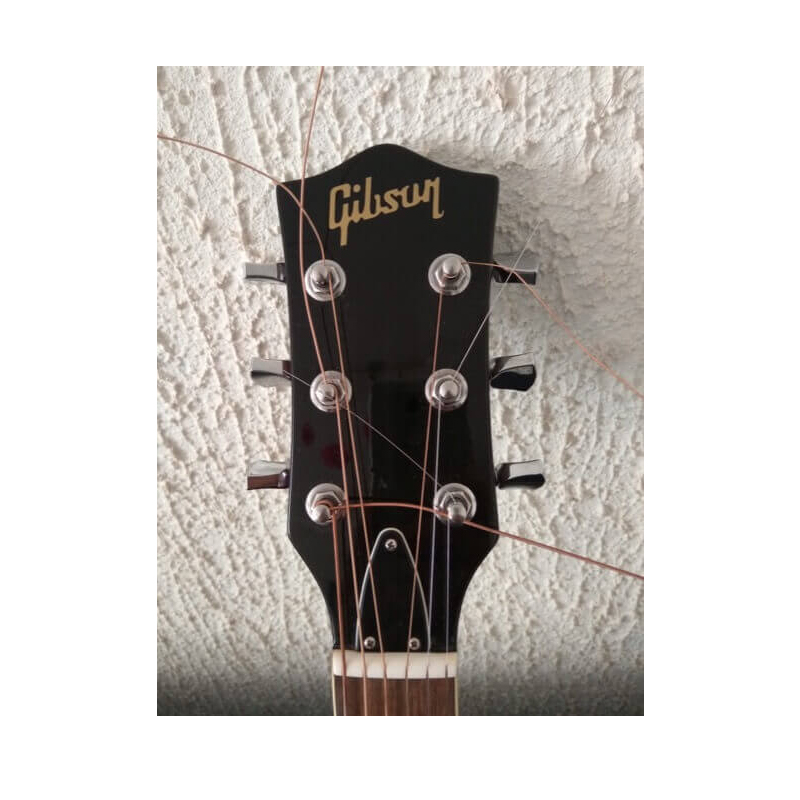 Gibson 로고 스티커 데칼 비닐 기타 맞춤형 스티커 - Musical Instrument Logo 리뷰 및 가격
