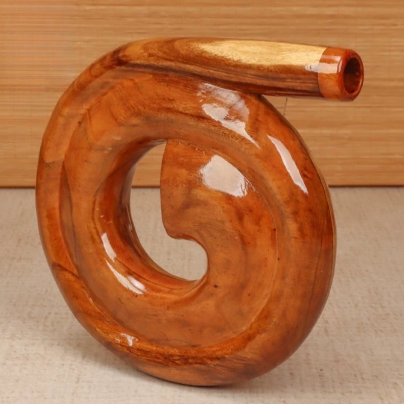 스파이럴 디지리두 나무 휴대용 디지리두 명상 사운드 힐 - Musical Instrument Didgeridoo 리뷰 및 가격