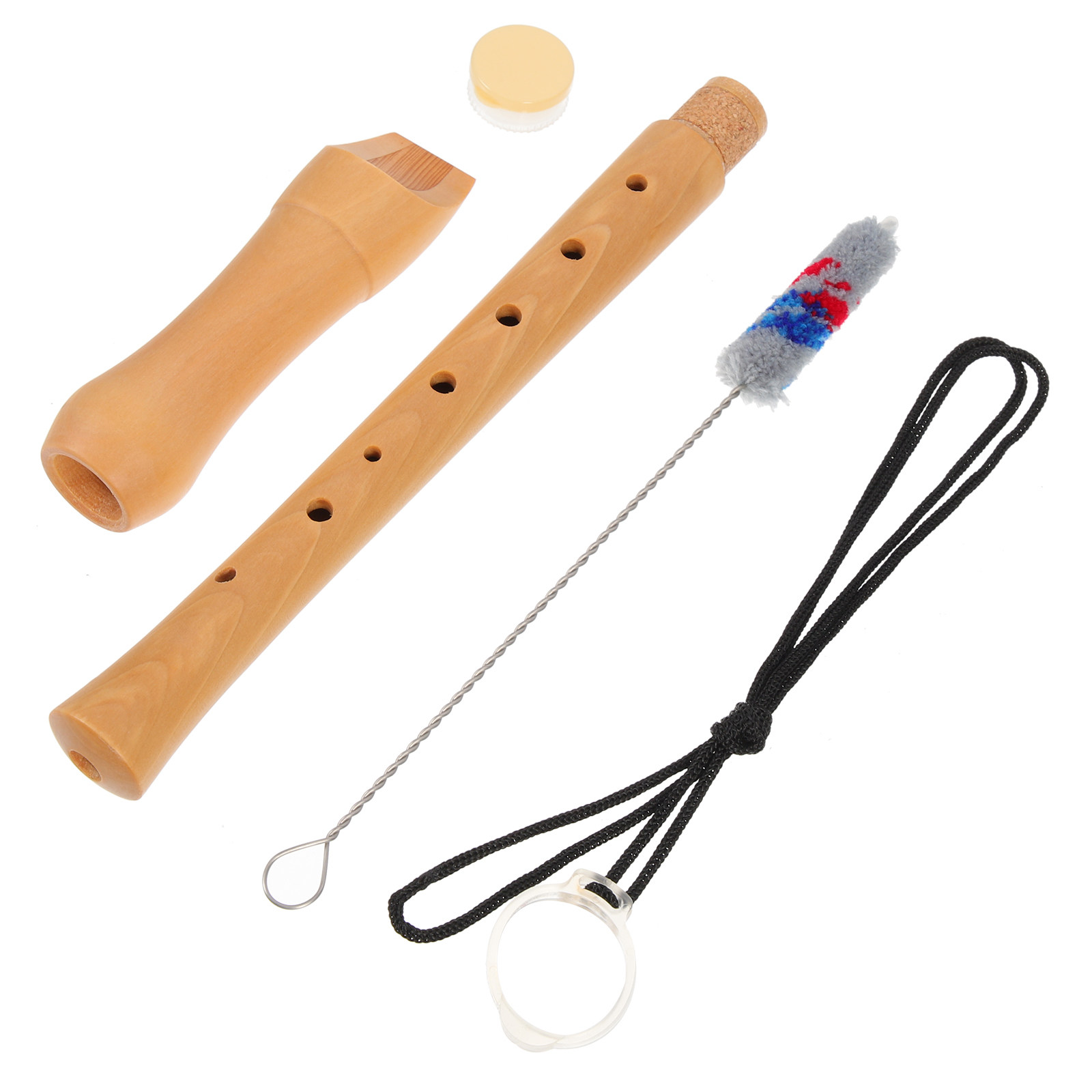 1세트 8홀 독일식 리코더 스타일 초보자용 악기 천연  - Musical Instrument German 리뷰 및 가격