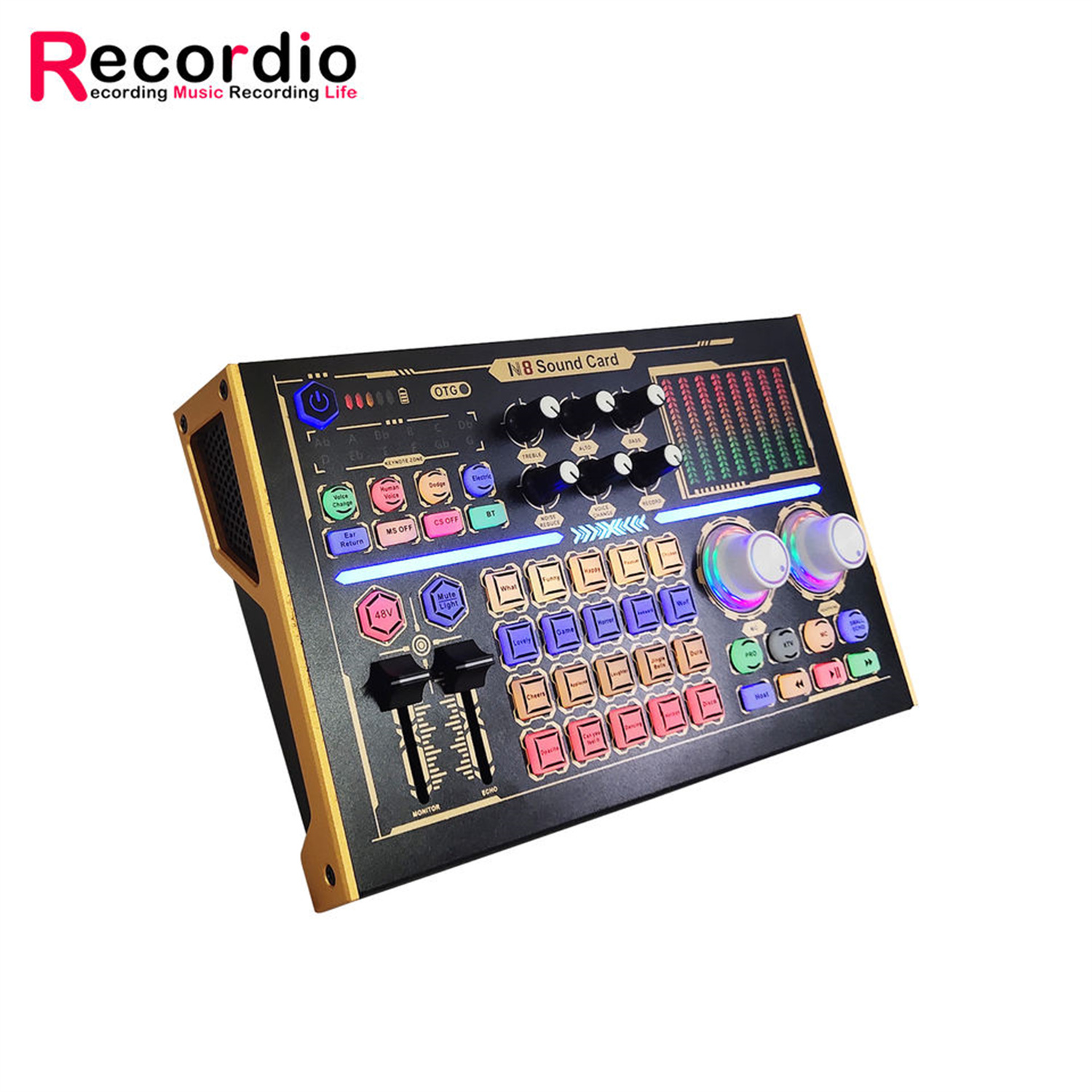 GAX-N8 전문 녹음 사운드 카드 PC 휴대 전화 라 - Musical Instrument Recorder 리뷰 및 가격